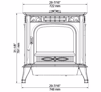 Harman XXV-TC Pellet Stove - Image 5