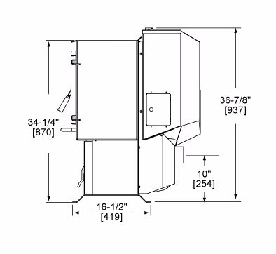 Harman P68 Pellet Stove - Image 7