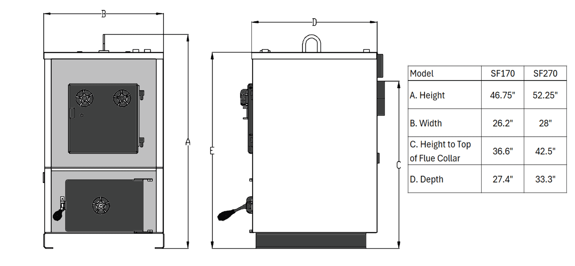 Legacy Stoves SF170 - Image 2