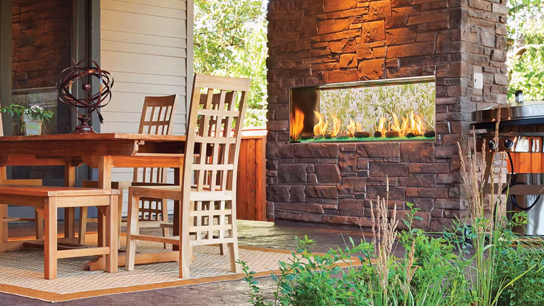 Heatilator Lanai Double-Sided Fireplace - Image 2