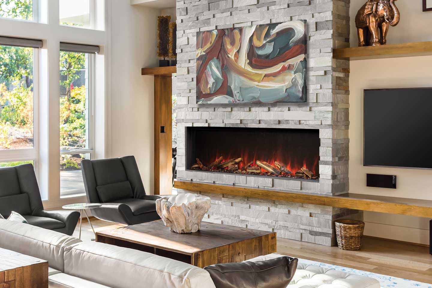 Uptown UE56 Electric Fireplace - Image 16