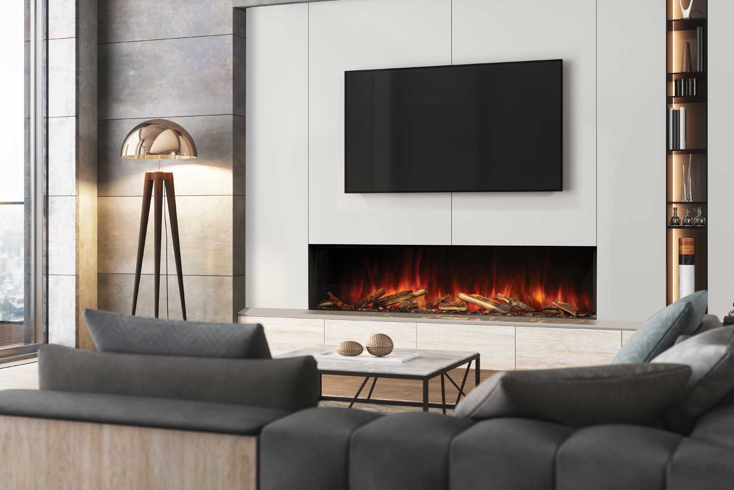 Uptown UE68 Electric Fireplace - Image 8