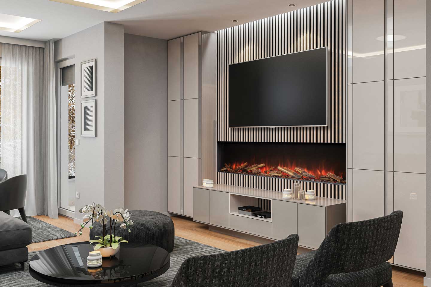 Uptown UE68 Electric Fireplace - Image 3