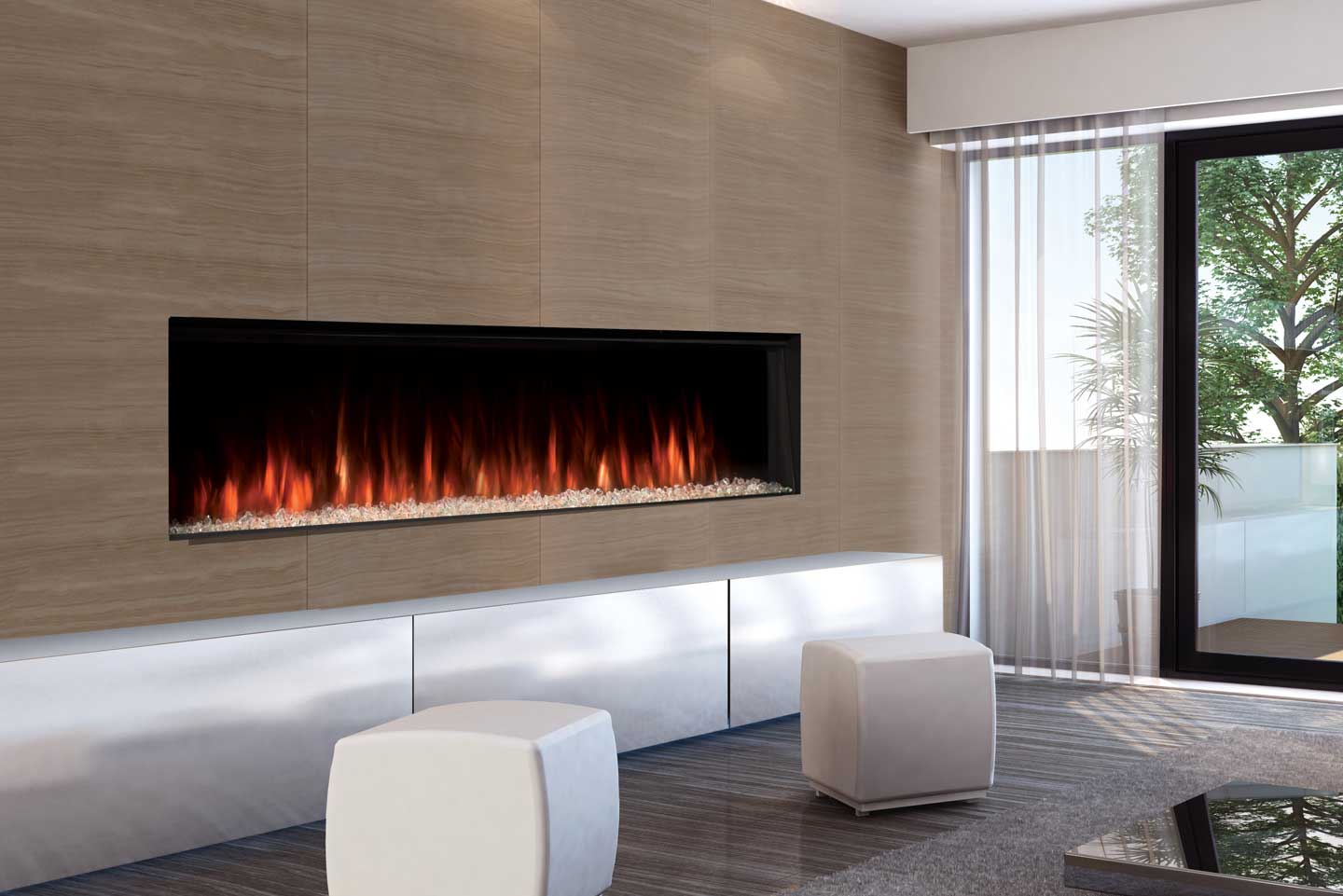 Uptown UE68 Electric Fireplace - Image 6