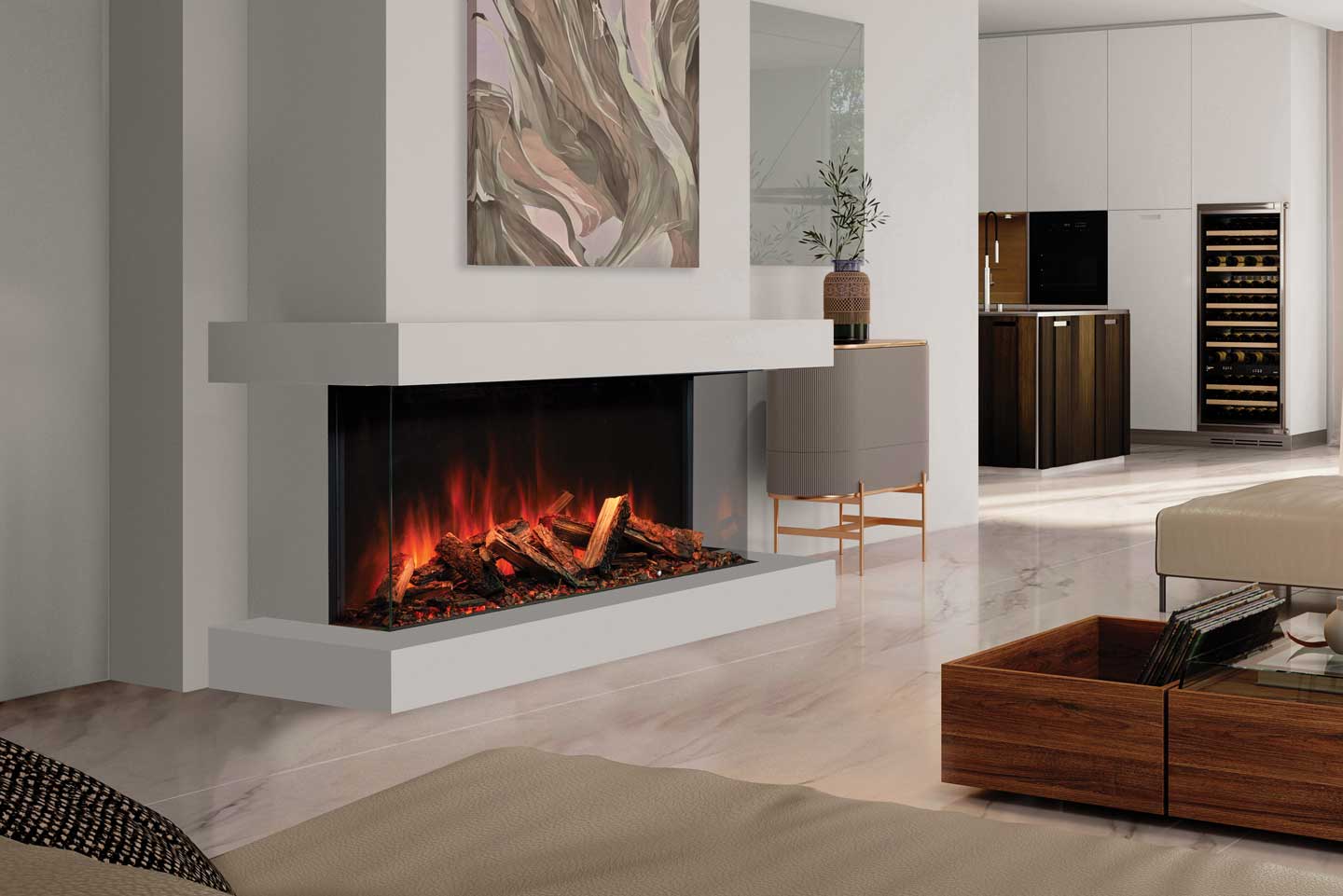 Uptown UE44 Electric Fireplace - Image 4