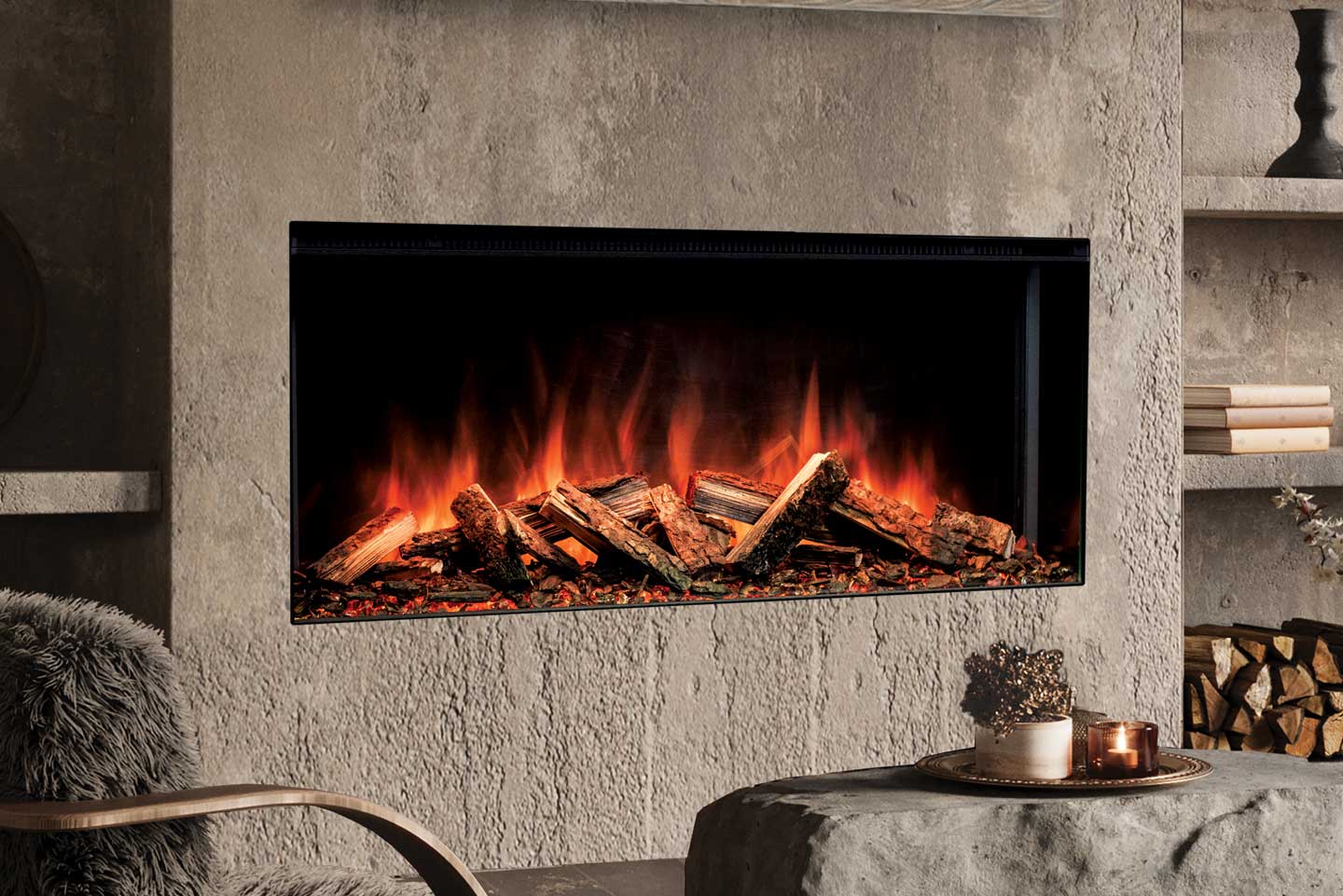 Uptown UE44 Electric Fireplace - Image 7