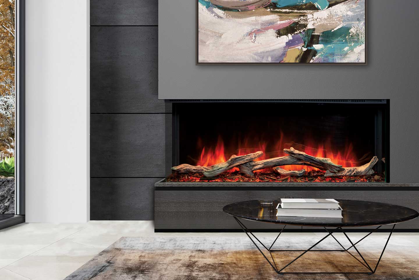 Uptown UE44 Electric Fireplace - Image 9