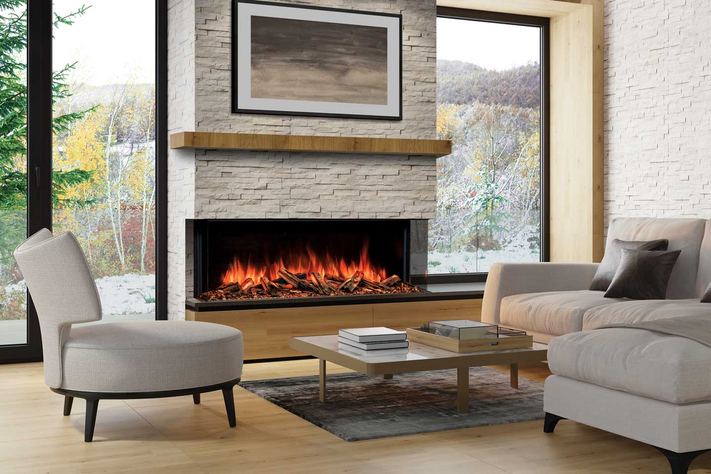 Uptown UE56 Electric Fireplace - Image 7