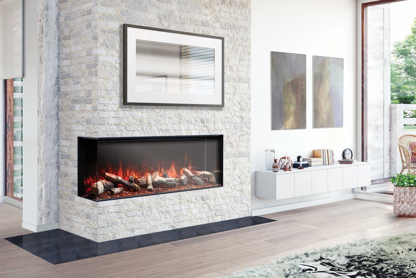 Uptown UE56 Electric Fireplace - Image 4