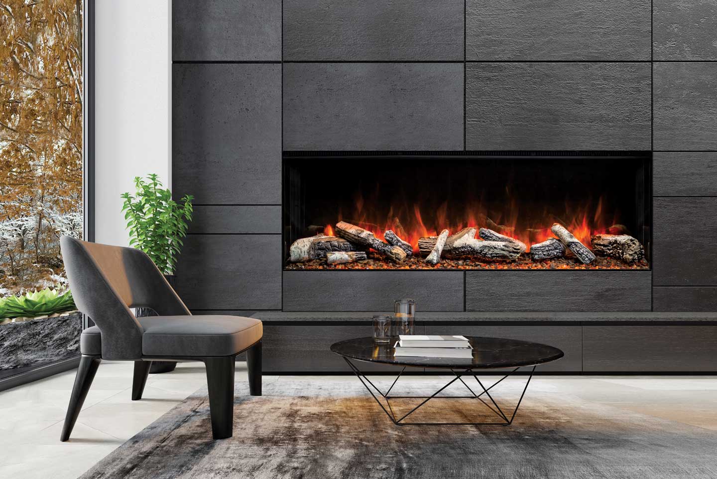 Uptown UE56 Electric Fireplace - Image 9