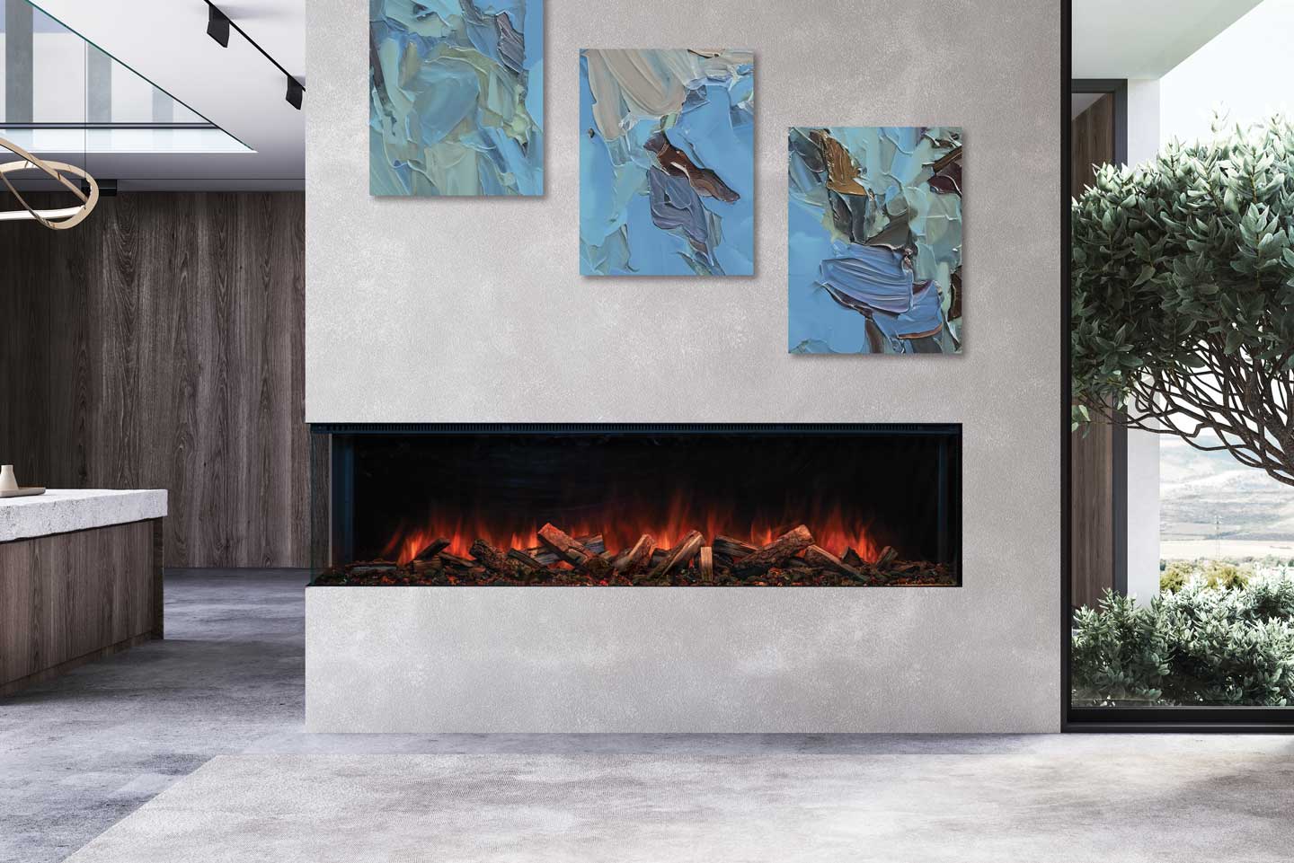 Uptown UE68 Electric Fireplace - Image 13
