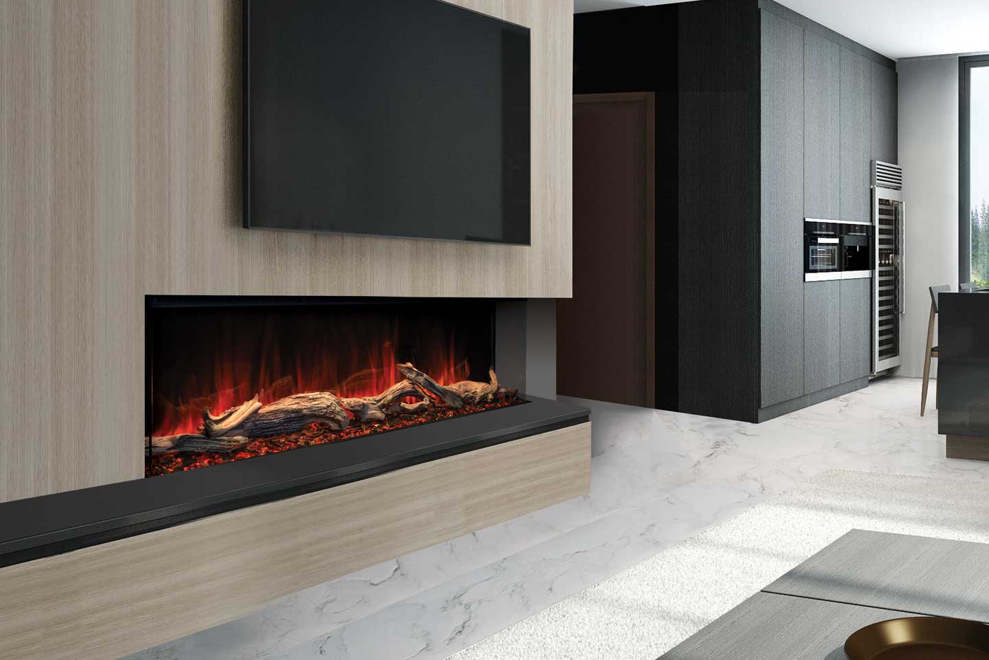 Uptown UE68 Electric Fireplace - Image 5