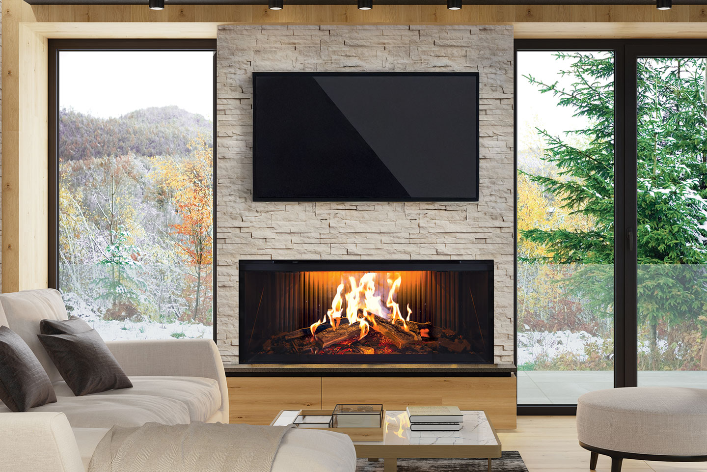 Uptown UE43 Holographic Fireplace - Image 3