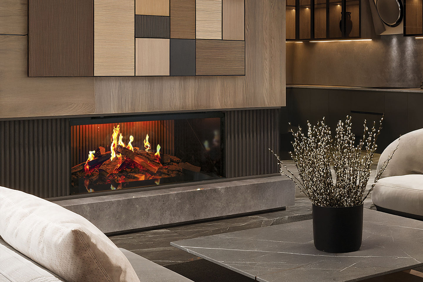 Uptown UE43 Holographic Fireplace - Image 4