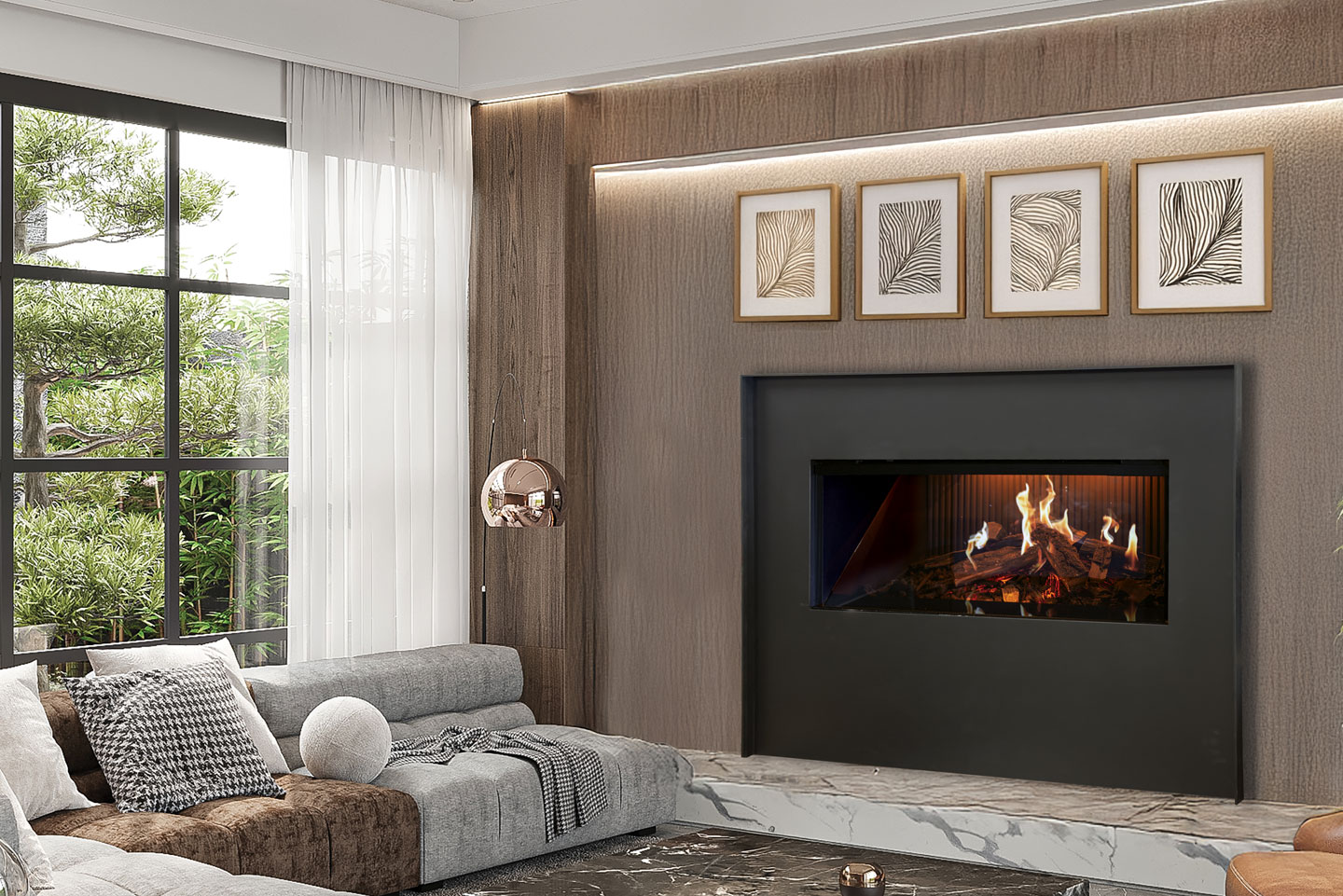 Uptown UE43 Holographic Fireplace - Image 6